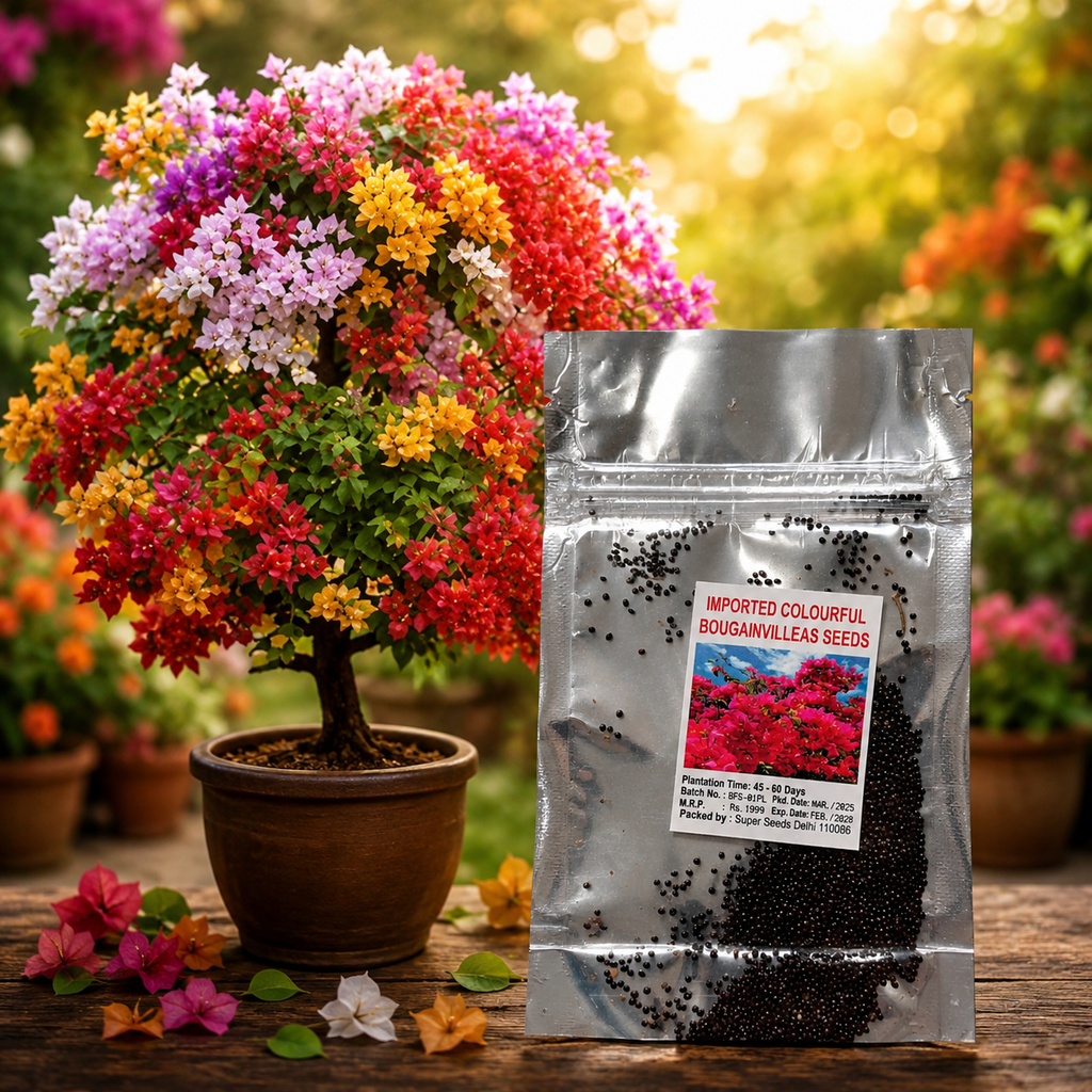Mix Colour Bougainvillea Flower Seeds For Home Garden