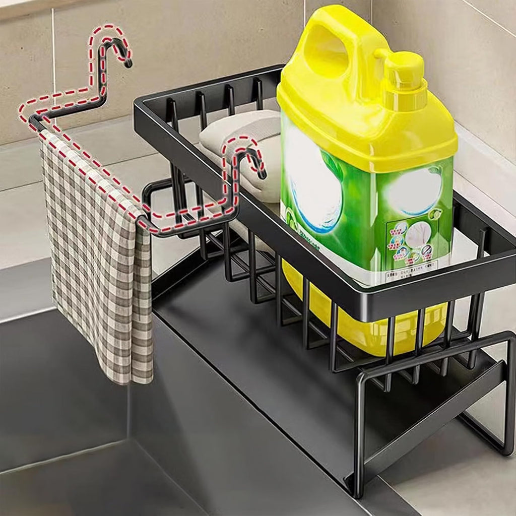 Sink Organizer with Self-Draining Tray