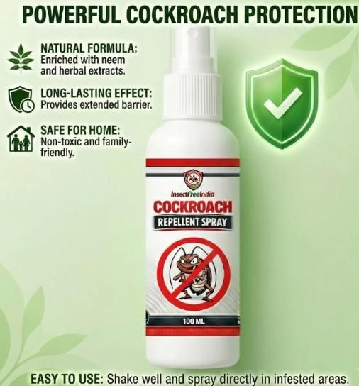 Cockroach Repellent Spray 100ml (Pack of 2)